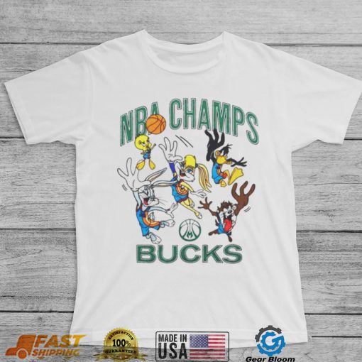 NBA Champs Bucks x Space Jam shirt