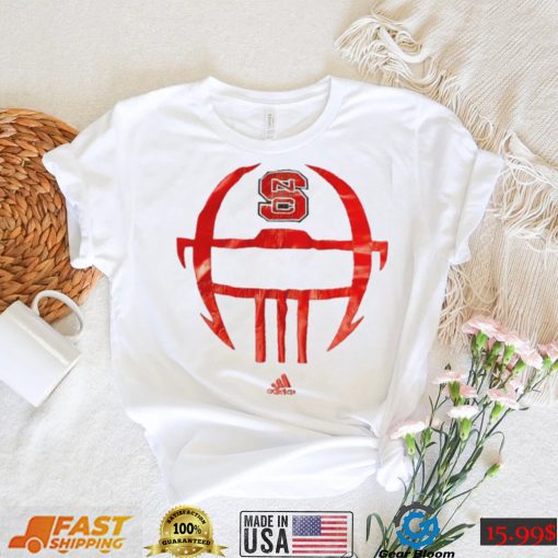 NC State Wolfpack Adidas helmet logo shirt