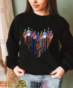 Native American The Heart Of Feathers Indigenous shirt