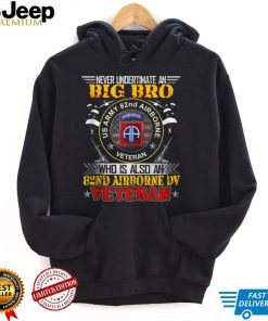 Never Undertimate An Big Brother 82nd Airborne Paratrooper Tank Top