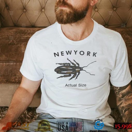 New York Actual Size Tee