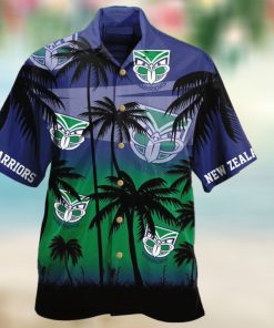 New Zealand Warriors Palm Hawaiian shirt