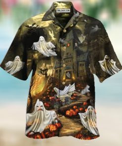 Night And Ghost Halloween Hawaiian Shirt