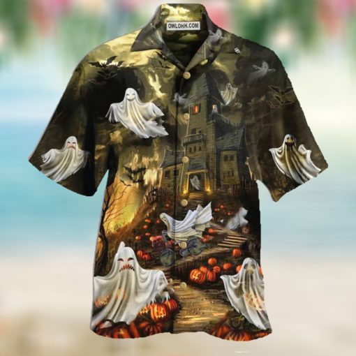 Night And Ghost Halloween Hawaiian Shirt