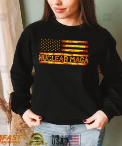 Nuclear Maga USA flag T Shirt