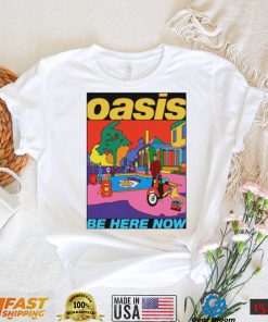 Oasis Organic Be Here Now Cover Art shirt