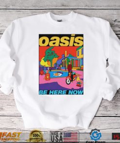 Oasis Organic Be Here Now Cover Art shirt