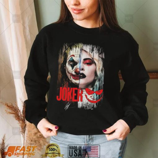 Official Joker and Harley Quinn signatures shirt