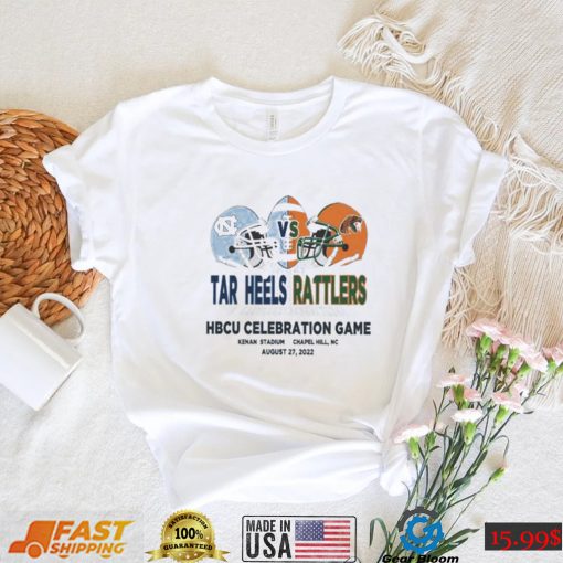 Official north Carolina Tar Heels vs Florida A&M Rattlers HBCU Celebration Game 2022 T shirt