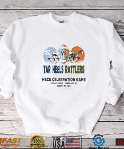 Official north Carolina Tar Heels vs Florida A&M Rattlers HBCU Celebration Game 2022 T shirt