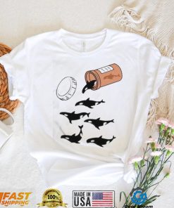 Orcas are anti depressants jar and many killer whales t shirt