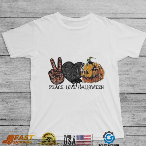 Peace Love Halloween Halloween Shirt