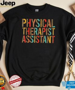 PTA Cute Leopard Physical Therapy Assistant T Shirt