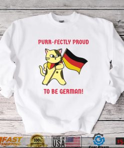 Cat with Germany flag Purr fectly proud to be German shirt