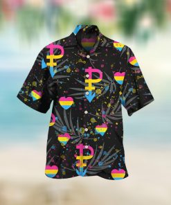 Pansexual Tropical Leaf Pansexual Support Equal Rights Lgbtq Hawaii Shirt