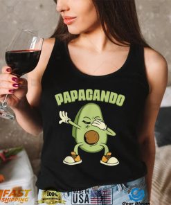 Papacado Vegan Dad Fathers Day Fruit Avocado Lovers Daddy T Shirt 1
