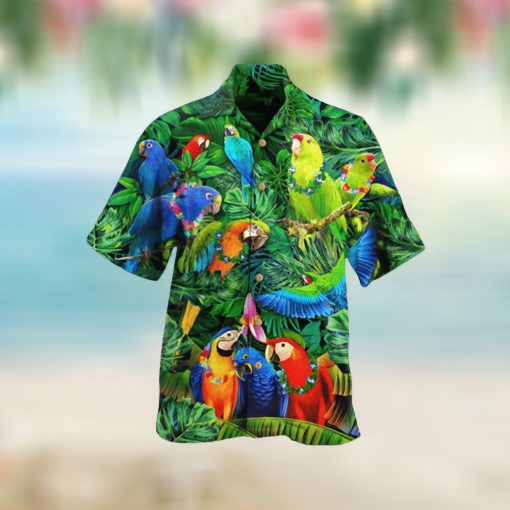 Parrot Couple Love Happiness Jungle Parrot Aloha Hawaii Shirt