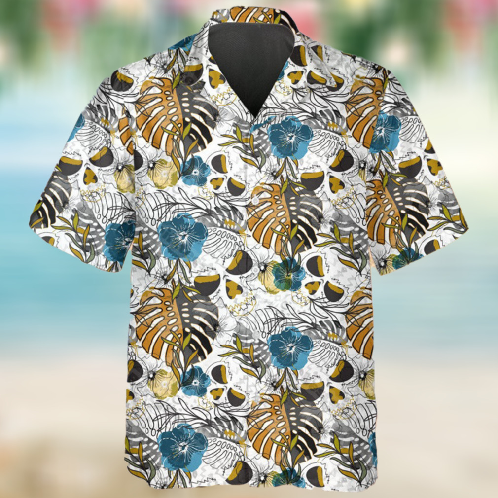 Pattern Happy Summer Skull Hawaiian Shirt1