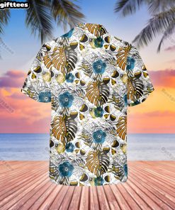 Pattern Happy Summer Skull Hawaiian Shirt