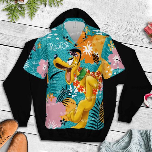 Pluto And Swim Trunk With Mickey Mousedisney Trip Summer Disney Hawaii Shirt