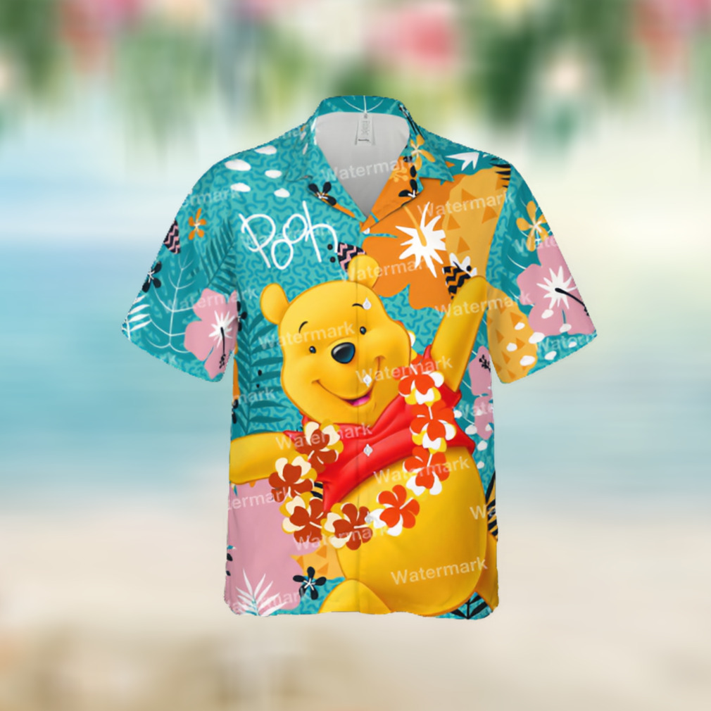Pooh And Swim Trunk With Mickey Mousedisney Trip Summer Disney Hawaii Shirt