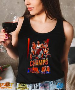 Portland trail blazers champions 2022 nba 2k23 summer league champs shirt