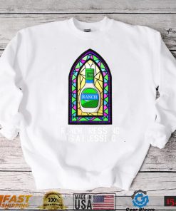 Ranch Dressing Is A Blessing Funny Stained Glass Window T Shirt