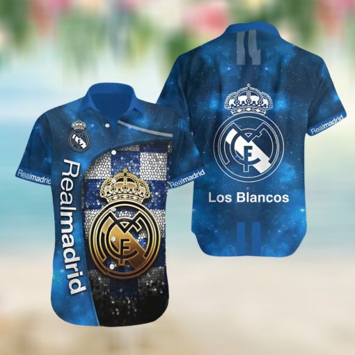 Real Madrid 3D Los Blancos Hawaiian Shirt