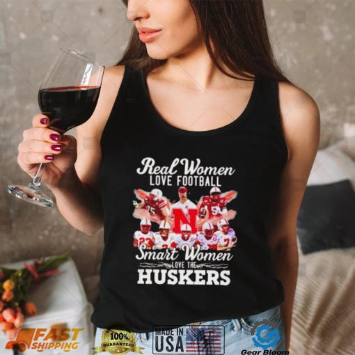 Real Women Love Football Smart Women Love The Nebraska Cornhuskers shirt