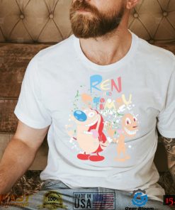 Ren And Stimpy Logo With Graphic Treatment Long Sleeve T Shirt