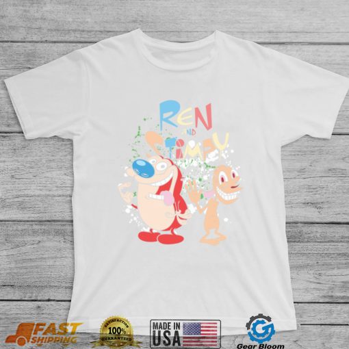 Ren And Stimpy Logo With Graphic Treatment Long Sleeve T Shirt