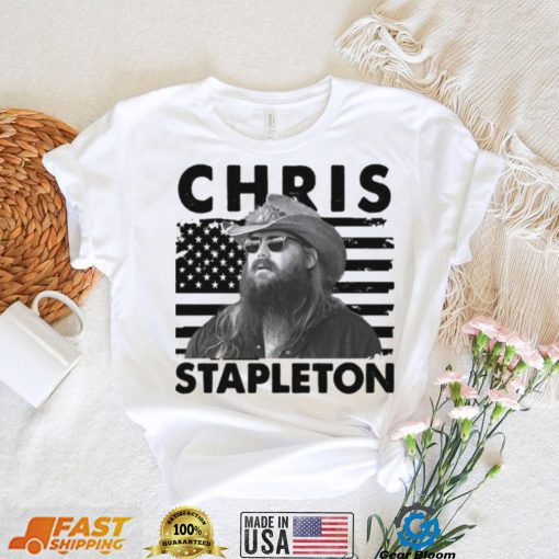 Retro American Flag Music Chris Stapleton shirt