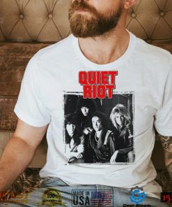 Retro Black And White Art Quiet Quiet Riot Band Unisex T Shirt