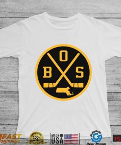 Retro Boston Hockey Emblem Vintage BOS Sticker