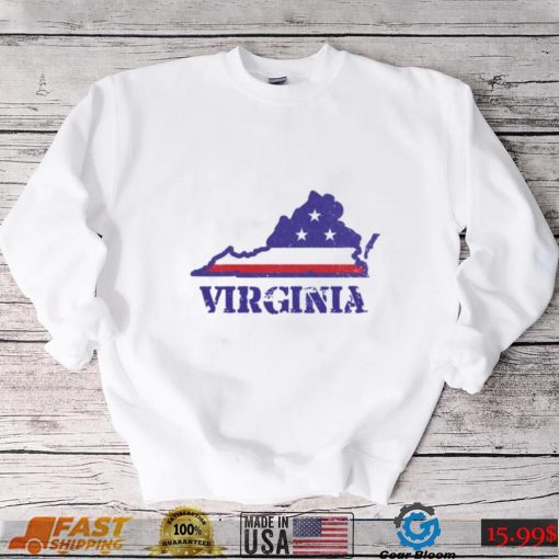 Retro Virginia State United States Of America shirt