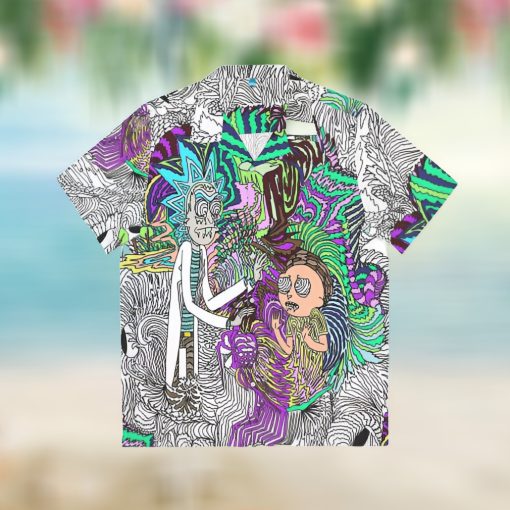 Rick And Morty Aop Hawaii Shirt