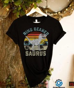 Ring Bearer Saurus Dinosaur Wedding T Rex Ring Security Boys T Shirt