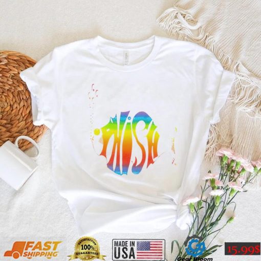 Riva Monsta Phish Goose rainbow logo shirt