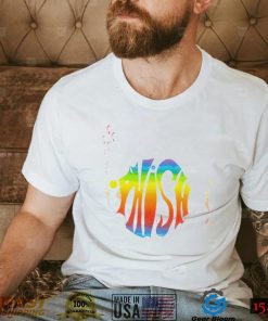 Riva Monsta Phish Goose rainbow logo shirt