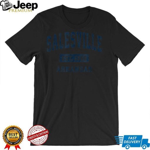 Salesville Arkansas AR Vintage Athletic Sports Design T Shirt