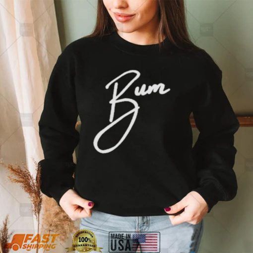 Script bum shirt