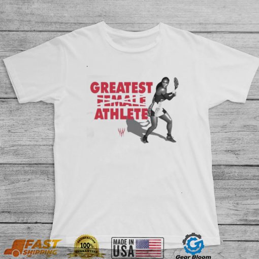 Serena greatest female athlete t shirt