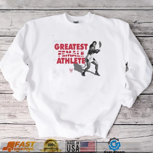 Serena greatest female athlete t shirt