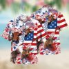 Simmental, Moorica Patriotic Tie Dye Hawaiian Shirt, Best Animal Lovers Hawaiian Shirt