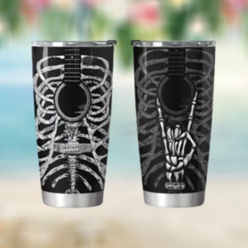 Skull Guitar THA1911019 Stainless Steel Tumbler