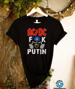 Skull Ukraine ACDC fuck Putin shirt