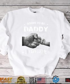Soon To Be Daddy Est. 2023 Expect Baby New Dad Christmas T Shirt