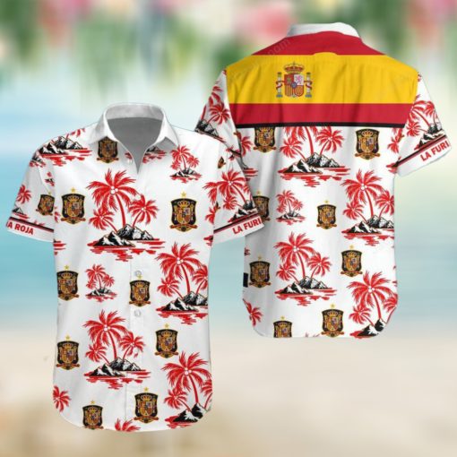 Spain UEFA football team Hawaiian Shirt Shorts