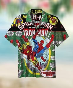 Spider Man Iron Man For Beer Hawaii Shirt