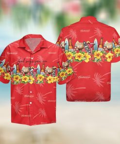 Summer Budweiser Beer Hawaiian Shirt